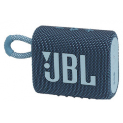 Портативная колонка JBL GO 3 (JBLGO3BLU) (моно  4 2Вт Bluetooth 5 ч) синий JBLGO3BLU