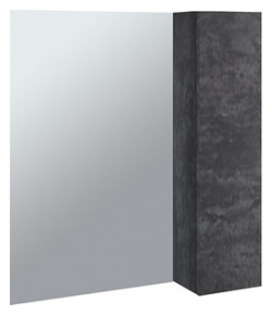 Зеркало шкаф Emmy Стоун 60х70 правый  серый бетон (stn60mir r) 210133