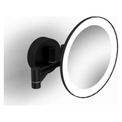 Зеркало Langberger поворотное  с подсветкой черное (71585 3 BP) 71585 BP К