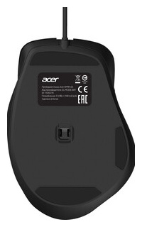 Мышь Acer OMW120 черный оптическая (2000dpi) USB (6but) (ZL MCEEE 00H) ZL 00H