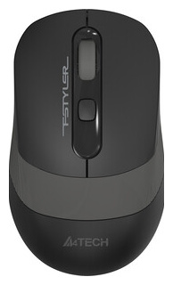 Мышь A4Tech Fstyler FG10S черный/серый оптическая (2000dpi) silent беспроводная USB (4but) B/G