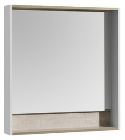 Зеркало Акватон Капри 80 с подсветкой  бетон пайн (1A230402KPDA0) 1A230402KPDA0