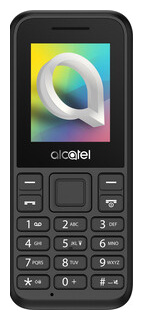 Мобильный телефон Alcatel 1068D черный 3AALRU12