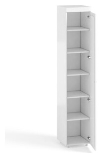 Шкаф для белья ОЛМЕКО Монако МН 29 с зеркалом  белое дерево OLMP002471