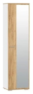 Шкаф для одежды Сильва Санти НМ 013 40 белый фасадный/дуб крафт золотой SLV101596