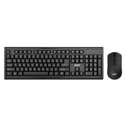 Набор (Клавиатура + мышь) Acer OKR120 клав:черный мышь:черный USB беспроводная Multimedia (ZL KBDEE 007) ZL 007
