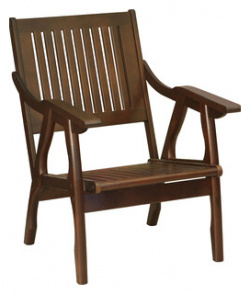 Кресло Мебелик Массив решетка  каркас орех (П0005874) П0005874