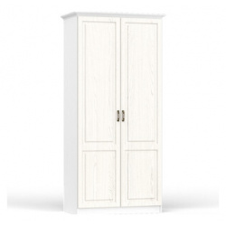 Шкаф для одежды Моби Ливерпуль 13 134 + карниз ясень ваниль/белый Коллекция