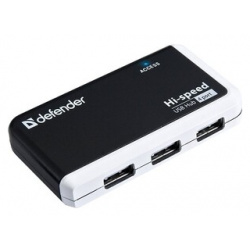USB разветвитель Defender Quadro Infix USB2 0  4 порта (83504) 83504