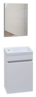 Мебель для ванной Emmy Мони 40х22 левая  белая