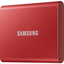 SSD накопитель Samsung 1TB Т7 Portable MU PC1T0R  V NAND USB 3 2 Gen Type C [R/W 1000/1050 MB/s] Red PC1T0R/WW