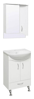 Мебель для ванной Runo Севилья 51х42 белая Коллекция  Тип мебели