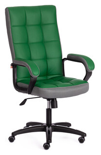 Компьютерное кресло TetChair TRENDY (22) кож/зам/ткань  зеленый/серый 36 001/12 19519