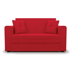 Выкатной диван Mebel Ars Санта (кордрой красный) M5 5 16