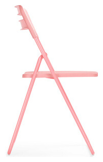 Пластиковый стул Woodville Fold складной pink 15484