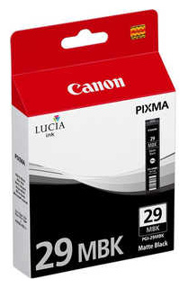 Картридж Canon PGI 29 MBK (4868B001) Тип  Цвет матовый черный мес