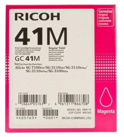 Картридж Ricoh GC 41M (405763) Тип  Цвет красный мес