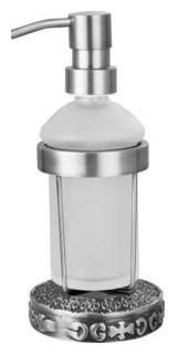 Дозатор для жидкого мыла ZorG Antic серебро (AZR 25 SL) AZR SL