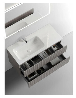 Мебель для ванной Sancos Snob T 100х45 левая  Doha Soft