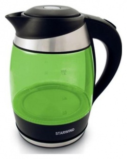 Чайник электрический StarWind SKG2213 зеленый/черный 