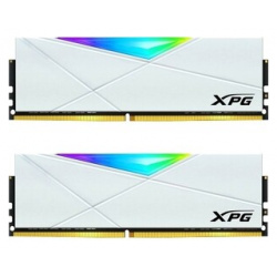 Память оперативная ADATA 16GB (2 x 8Gb) DDR4 UDIMM  XPG SPECTRIX D50 3200MHz CL16 20 1 35V RGB + Белый Радиатор AX4U32008G16A DW50
