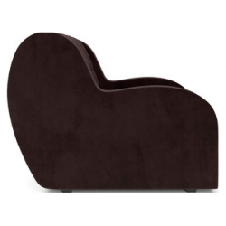 Кресло кровать Mebel Ars Аккордеон Барон (бархат шоколадный STAR VELVET 60 COFFEE) M3 6 3