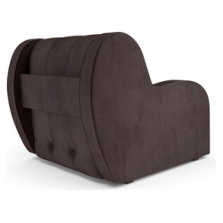 Кресло кровать Mebel Ars Аккордеон Барон (бархат шоколадный STAR VELVET 60 COFFEE) M3 6 3