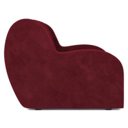 Кресло кровать Mebel Ars Аккордеон Барон (бархат красный STAR VELVET 3 DARK RED) M3 6 1