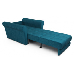 Кресло кровать Mebel Ars Гранд (бархат сине зеленый / STAR VELVET 43 BLACK GREEN) M3 8 2