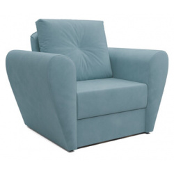 Кресло кровать Mebel Ars Квартет (голубой  luna 089) M3 4 12