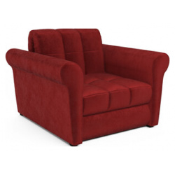 Кресло кровать Mebel Ars Гранд (бархат красный / STAR VELVET 3 DARK RED) M3 8 1