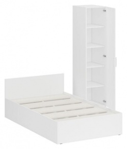 Комплект мебели СВК Стандарт кровать 120х200  пенал 45х52х200 белый (1024255) 1024255