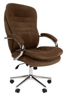 Кресло Chairman Home 795 ткань Т 14 коричневый (00 07116612) 7116612
