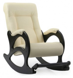 Кресло качалка Мебель Импэкс МИ Модель 44 б/л венге  обивка Dundi 112