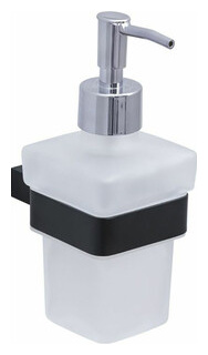 Дозатор для жидкого мыла Allen Brau Infinity белый/черный матовый (6 21006 31) 265478