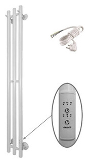 Полотенцесушитель электрический Маргроид Inaro 15x120 правый  белый матовый (Inaro3v 12012 1049 9016R) Inaro3v 9016R