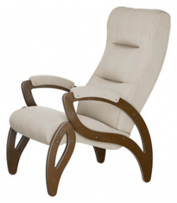 Кресло для отдыха Мебелик Весна компакт ткань ультра санд  каркас орех антик