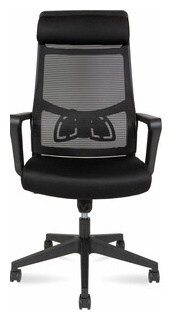 Офисное кресло NORDEN Tender 919A черный пластик / черная сетка ткань
