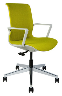 Офисное кресло NORDEN Некст 8002C 2KSB green зеленая ткань / светло серый пластик