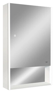 Зеркало шкаф Reflection Box White 50х80 подсветка  сенсор белый (RF2420WH) RF2420WH