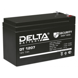 Батарея Delta 12V 7Ah (DT 1207) DT 1207 мес  Размеры
