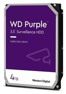 Накопитель Western Digital (WD) HDD SATA III 4Tb Purple (5400rpm) 256Mb 3 5 (WD43PURZ) WD43PURZ 5"