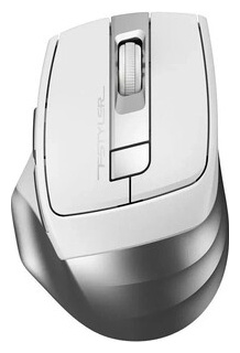 Мышь беспроводная A4Tech Fstyler FG35 silver/white (USB  оптическая 2000dpi 4but) (FG35 SILVER) SILVER