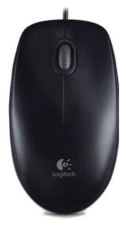 Мышь Logitech B100 black (USB  оптическая 800dpi 2but) (910 006605) 910 006605 Т