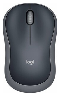 Мышь беспроводная Logitech M185 Swift Grey (USB  оптическая 1000dpi) (910 002252) 910 002252