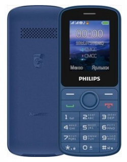 Мобильный телефон Philips E2101 Xenium Blue CTE2101BU/00 Объем встроенной памяти