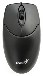 Мышь Genius NetScroll 120 V2  USB чёрная (black optical 1000dpi подходит под обе руки) 31010018400