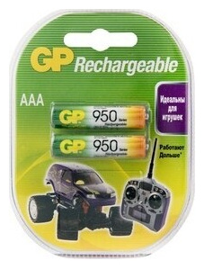 Аккумулятор GP 95AAAHC AAA NiMH 950mAh (2шт) 2DECRC2