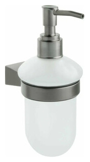 Дозатор для жидкого мыла Fixsen Trend Graphite черный графит/стекло матовое (FX 98012) FX 98012