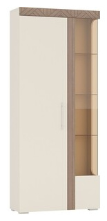 Шкаф 2 х дверный со стеклом Гранд Кволити 6 87001 (ВЕНА) / Кашемир Серый Ясень шимо темный МДФ (ML876879578) ML876879578